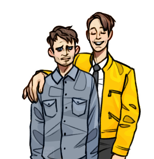 psychosassicvampire:this show is driving me crazy i havent been able to think about anything else since i saw it (for the first time two weeks ago rip)let’s kick it off with these two chaos magnets