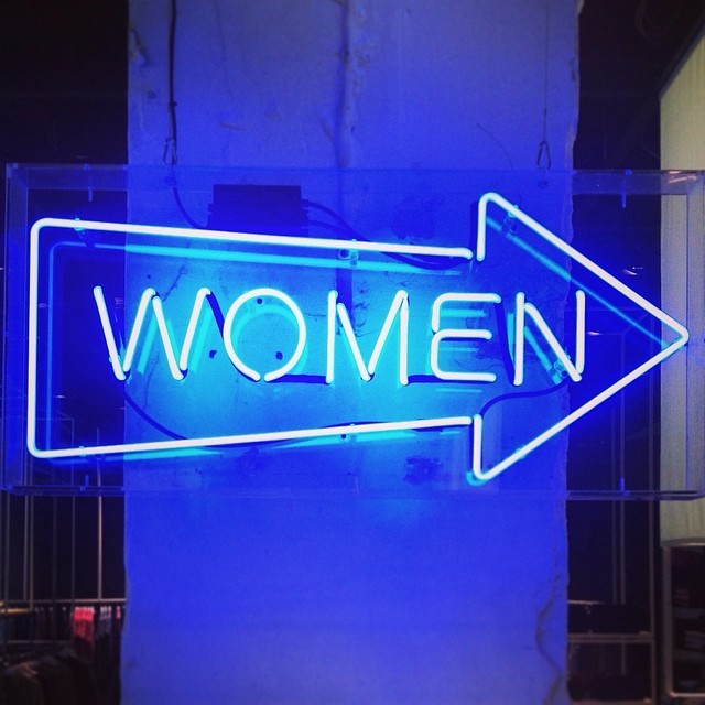 W O M E N, pushing forward…. #internationalwomensday #sign #design #typography #Berlin