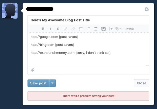 Wow. We’ve run into this problem. You can’t trust Tumblr: It censors your writing and your links. We’ve been trying to update our guide to sex parties but haven’t been able to.  benicway:    As you many of you know recently Tumblr was in the