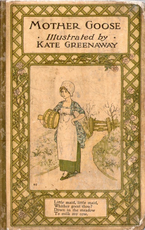 Mother Goose Illustrated by Kate Greenaway - antique edition