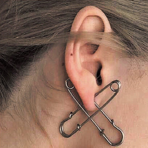 Safety Pin Earrings