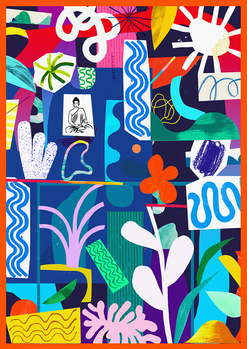 patbradbury:  A new image for Ace and Tate Take a look my process on Its Nice That. 
