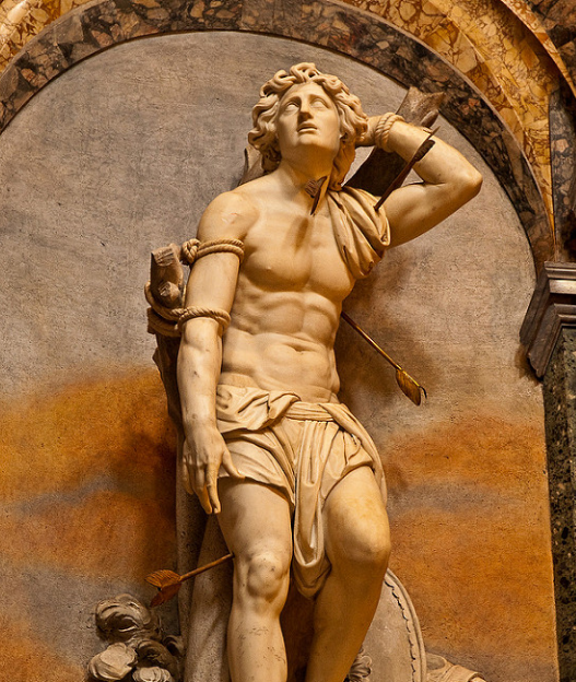 ganymedesrocks:  langoaurelian: St. Sebastien ~ Pietro Paolo Campi  Pier Paolo Campi