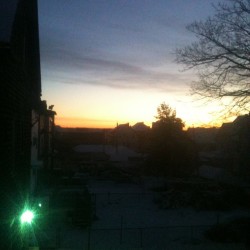 Last sunrise of 2012