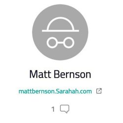 https://mattbernson.sarahah.com  Anonymously