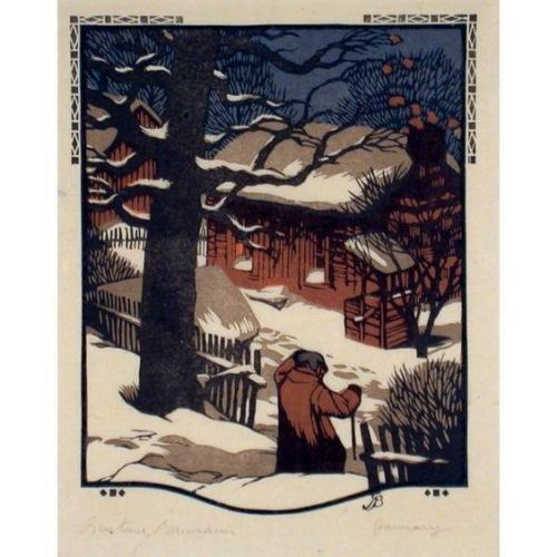 onemoretime:Gustave BaumannAll the Year Round - January 1912 via Pinterest