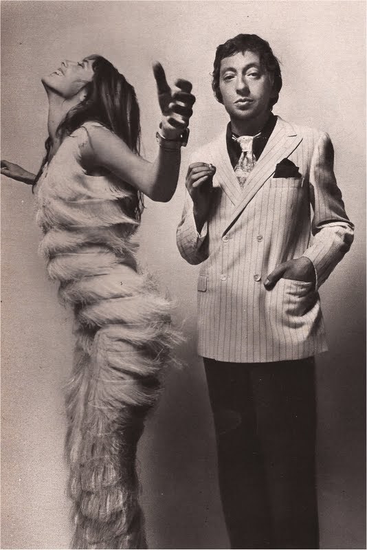 artyeux:    Jane Birkin &amp; Serge Gainsbourg by Guy Bourdin | 1970  