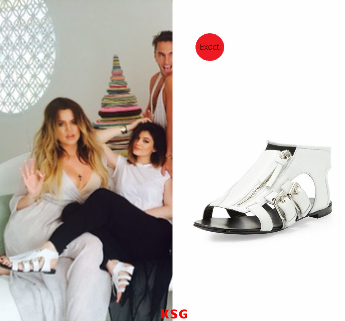 kyliestyleguide:  Kylie Jenner wearing a pair of Giuseppe Zanotti Buckled Zip-Up