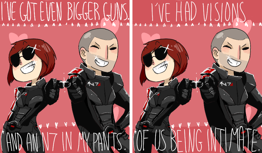 jesscookie:  mass valentines: part five it’s kinda late now, but this is the last