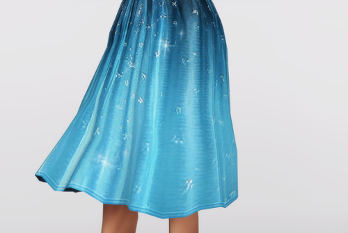 rusty-sims: Embellished Blue Ombré Dress by Marchesa Notte / 8 Color 무단수정/2차배포 절대 금지 DO NOT U