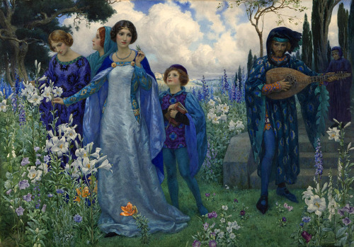 alinnetinagildedcage: A Song of Love Harry George Theaker (1873-1954)