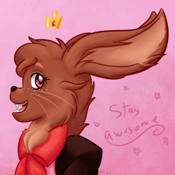  another-moose-from-the-void submitted: I’ve wanted to draw something for you for a while now and I finally did it. I hope you have a wonderful day .//3//.  oh my gosh how sweet !! that is so so nice of you omg she looks so cute ;o; thank youuuu what