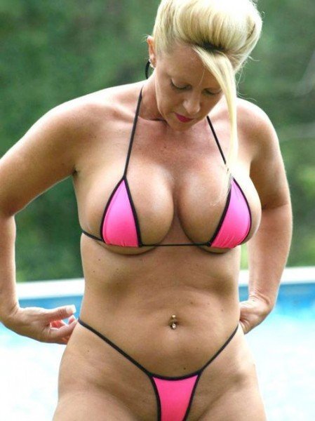 Mom had been teasing me all day at the pool before the family BBQ. Finally when my stepdad left to p