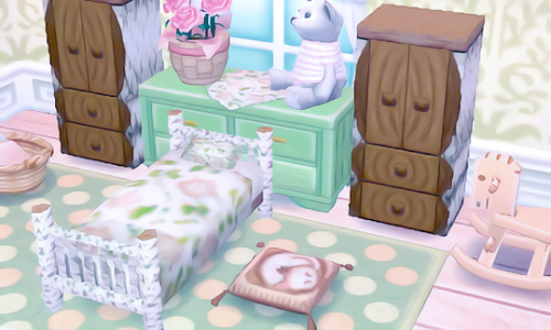 caits-crossing: Another view of the bedroom I posted yesterday. Qr codes used: bedding and cat 