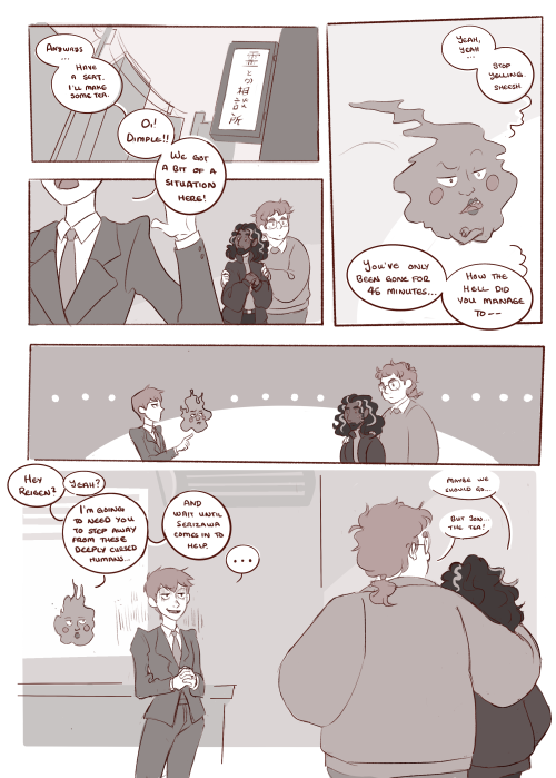 fireflysummers: Reigen assumes that these obvious espers can see Dimple. They cannot. Martin is will