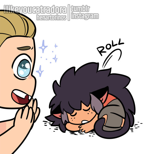 ilikeyoucatradora:Couldn’t help doing this. Baby Catra is all MANE. …. We have a p