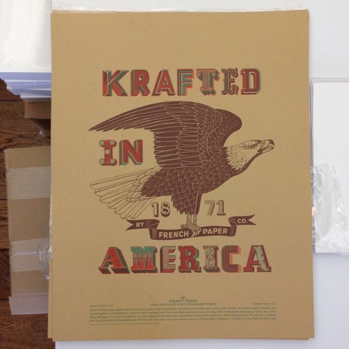Oh yes! Just received these beauties from #frenchpaper on their new Krafttone #paperporn #merica #pr