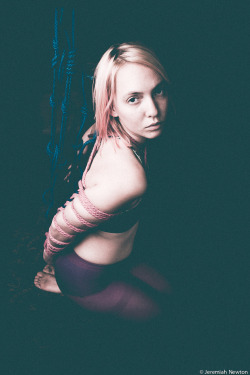 jeremiahnewtonphotography:  Shibari set I did with two friends, Adam tied up my T, and I took some photos.