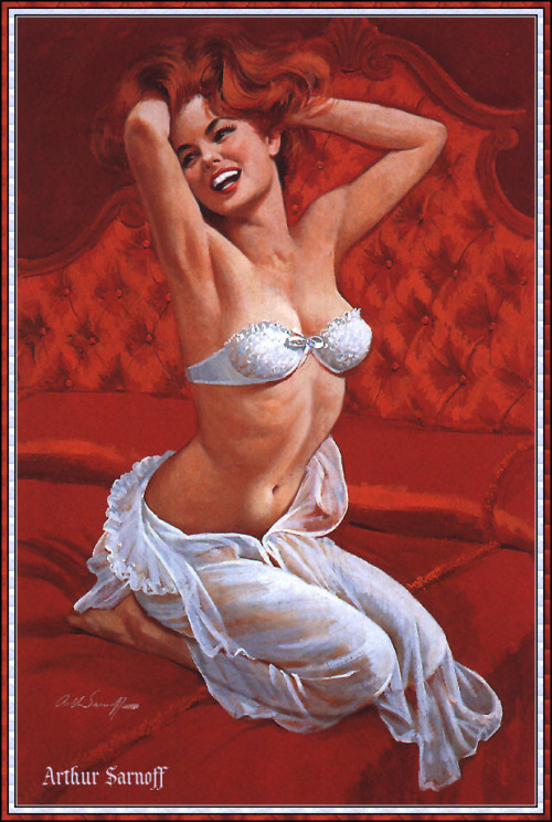 vintage-pinup-girls:  Vintage pinup girl by Arthur Sarnoff.