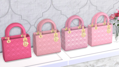 CHRISTIAN DIOR &lsquo;LADY DIOR&rsquo; BAG - VOL.3  Pink Edition DOWNLOAD (Patreon) &mdash;&mdash;&m