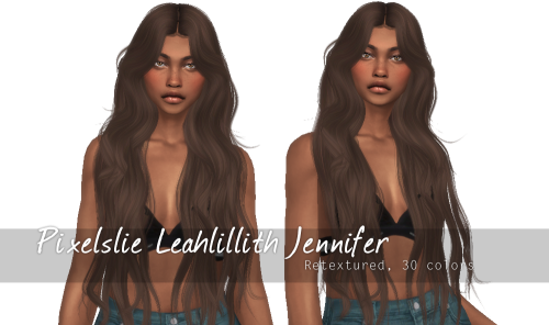 Leahlillith Jennifer retextured!- 30 natural colours- Custom thumbnail- Mesh NOT included- Credits t