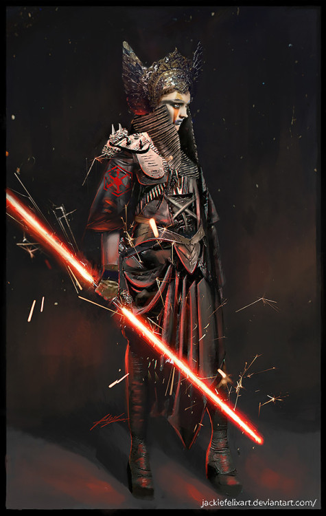 Sith Lord  Jackie Felix www.artstation.com/artwork/rdnk6