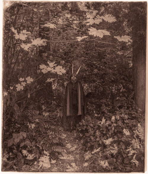 robsheridan:Happy Halloween! This year we dressed as creepy early-1900s homemade Halloween costumes.