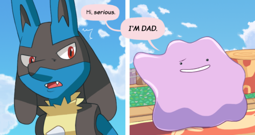 finalsmashcomic:Father’s DayDitto used Dad Joke! It’s super effective!Wishing a happy Father’s Day w