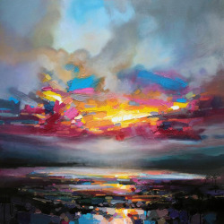 culturenlifestyle:  Psychedelic Landscapes Reminiscent of Dreams by Scott Naismith Artist Scott Naismith has produced a series of beautiful landscape paintings on canvas with shows a brilliant use of colours and textures to create the illusion of a dream.