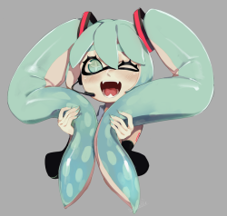 zambiie:  Hatsune MikuXSplatoon