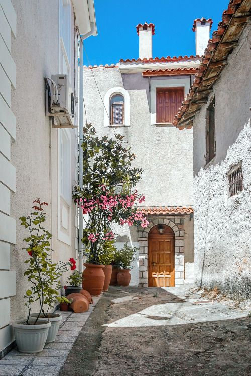 Arachova traditional village Boeotia, Greece