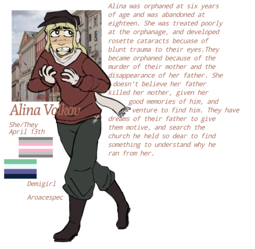 I've Been Making A Story Lately, But I've Just Been Doodling So Far(below TW: Religious Mentions And