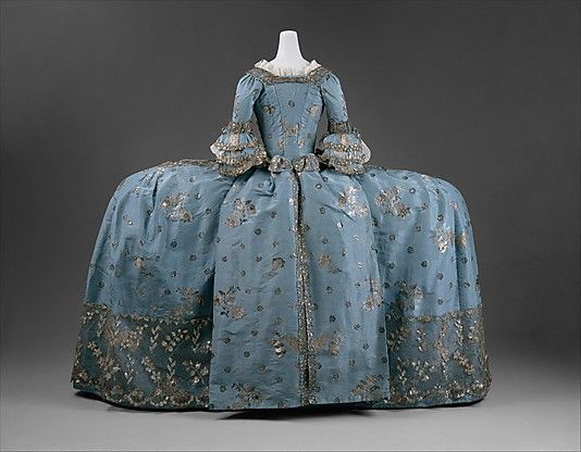  Court dress, c. 1750 