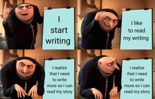 Me Every Single Day Of My Life. I'm Happy That I'm Getting Close To Finishing My First Fantasy Book But