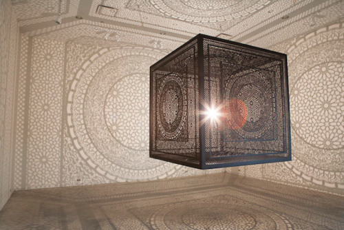 99percentinvisible:  Pakistani artist Anila Quayyum Agha’s project “Intersections” at the Grand Rapids Art Museum, in Michigan.