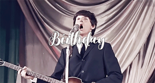 mccartneysguitar: Happy Birthday Sir Paul McCartney | June 18, 1942 I never look forward, because I 
