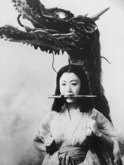 thekimonogallery:Nobuko Otowa as Princess Taema in “The Beauty and the Dragon” directed by Kōzaburō Yoshimura (1955)