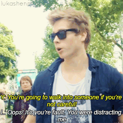 cahlumhood: lukashenmings: AU: You’re going out with Ashton, but Luke is secretly in love with you [