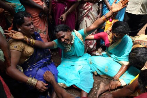 Aravan transgender festival.Every year in the month of Chaitra (April/May), the sleepy village of Ko