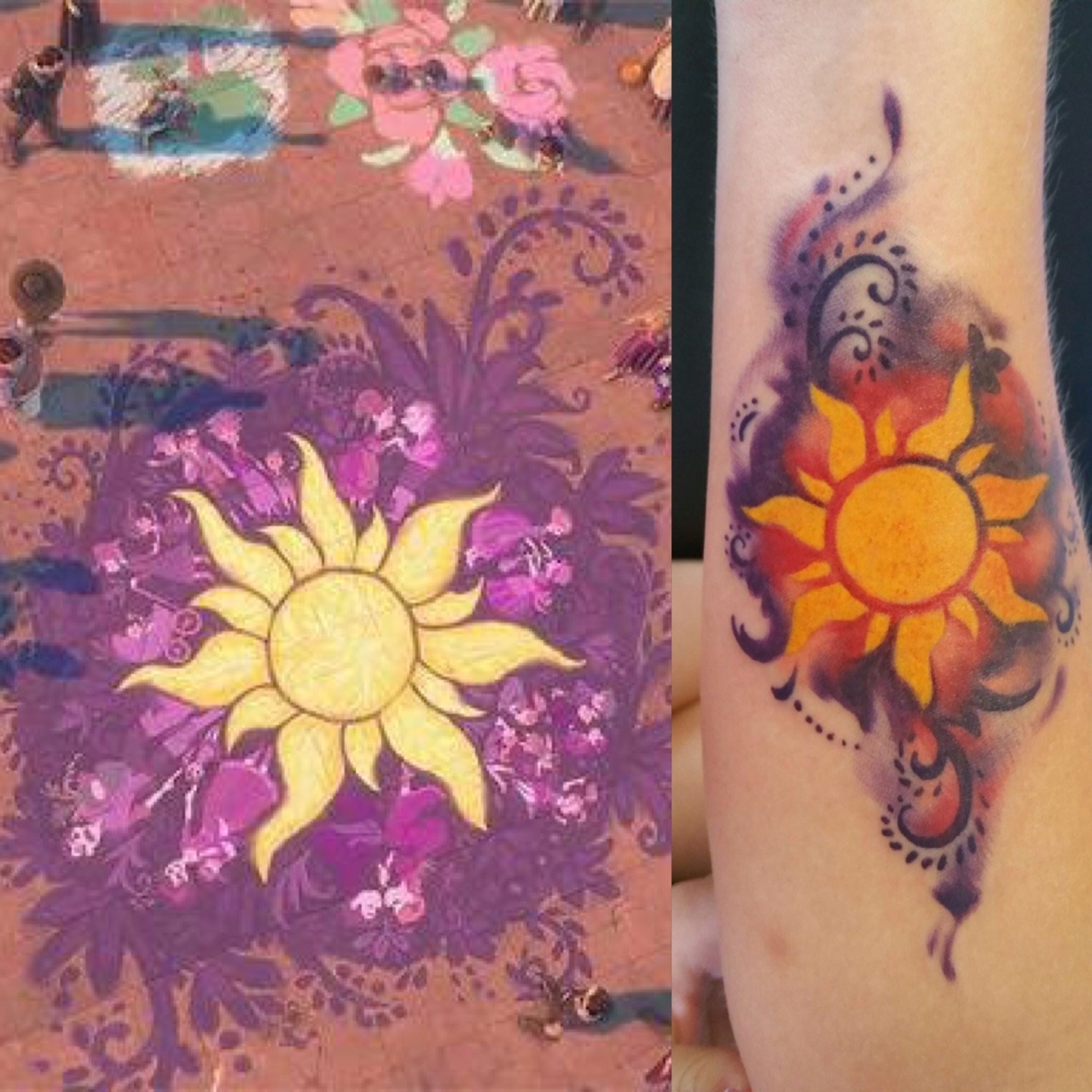 disney tangled tattoo