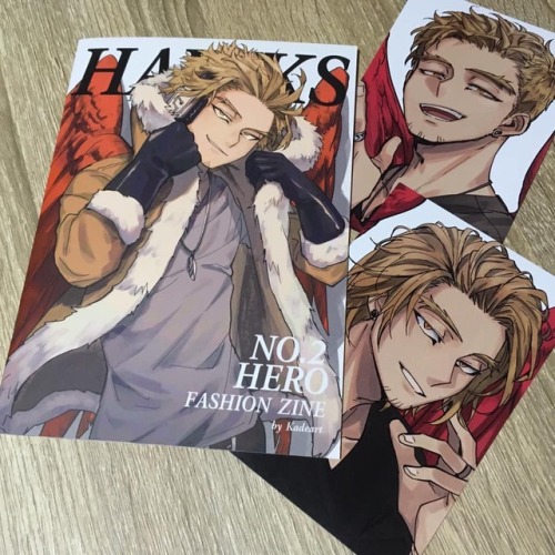I’ve just added new products to my online store!  + Hawks Fashion Zine + Hawks 3D Card & P