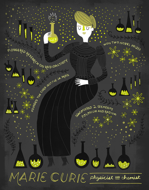 Illustrations from Rachel Ignotofsky’s Women In Science series 