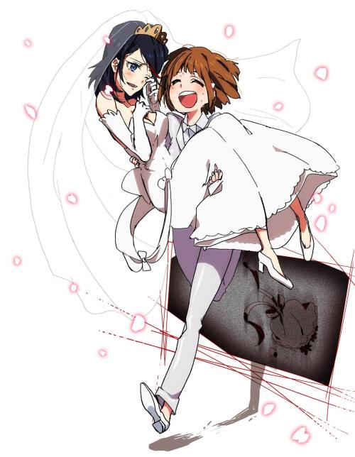 ✧･ﾟ: *✧ Their Wedding Day! ✧ *:･ﾟ✧♡ Characters ♡ : Ryuko Matoi ♥ Mako Mankanshoku♢ Anime ♢ : Kill la