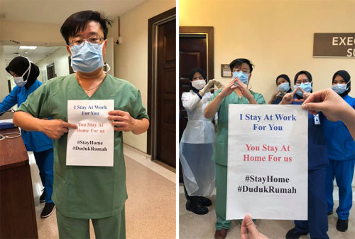 awesome-picz:“I Stayed At Work For You, You Stay At Home For Us!” Doctors And Nurses Plead With Th