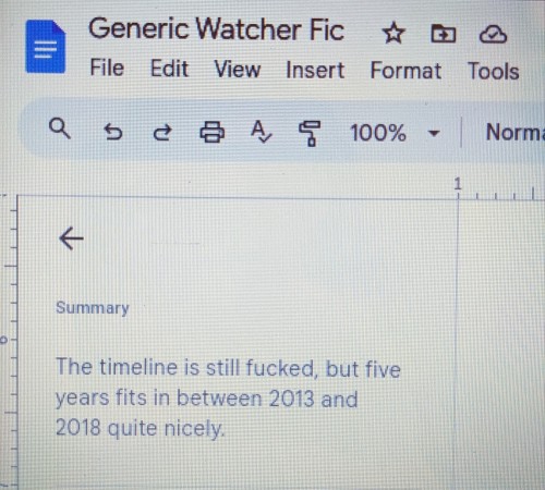 What Working On A "normal" HC Fic Looks Like!