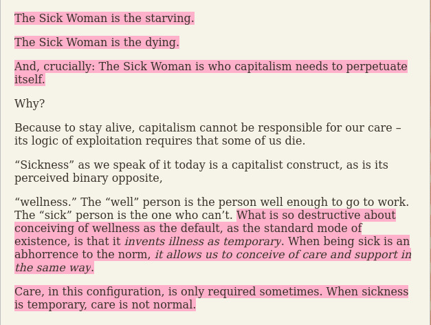 #sick woman theory on Tumblr