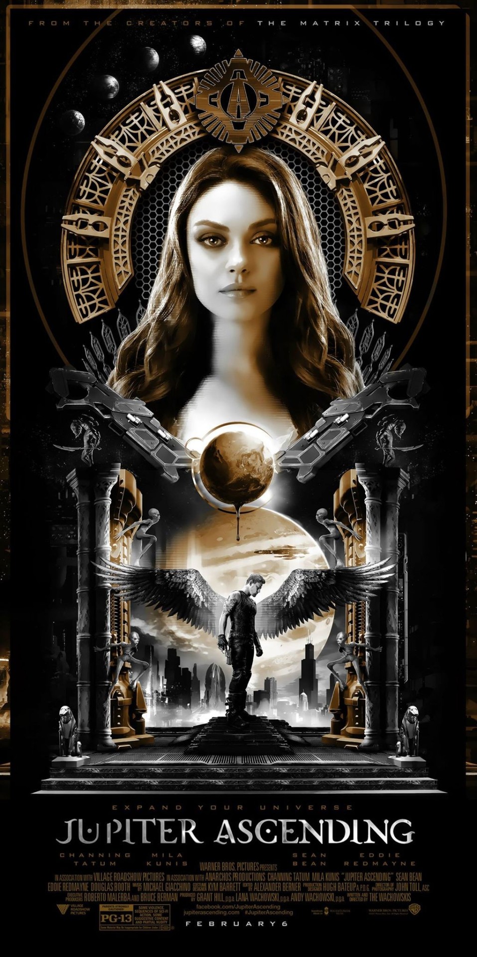 fuckyeahjupiterascending:  A very strange Jupiter Ascending art poster - I think