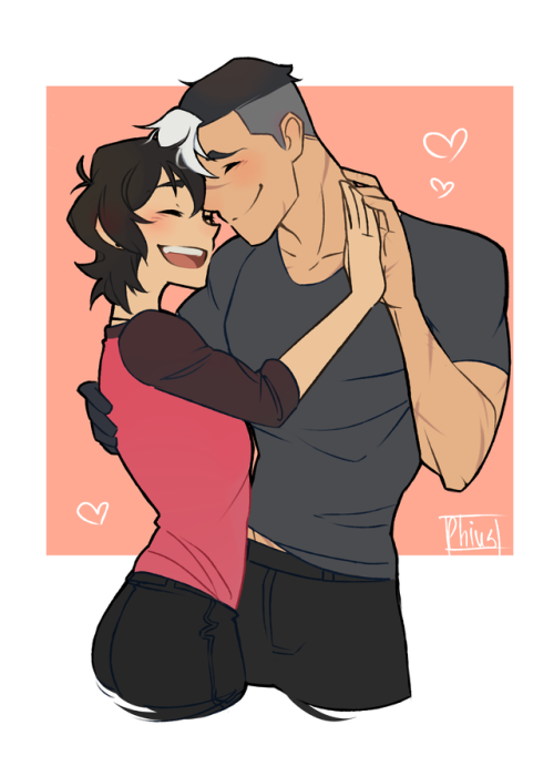 phius-art:Some lovey dovey sheithy love(I keep forgetting to post art here lol)