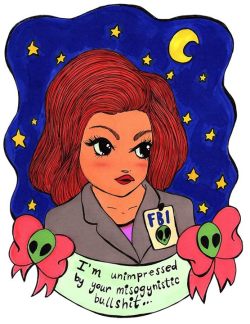 profeminist:  profeminist:  Feminist Scully Fan Art by Starchild