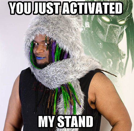 brondeef:  Stand:  It Ain’t Easy Being Green  POWER: A SPEED: A RANGE: E STAYING: